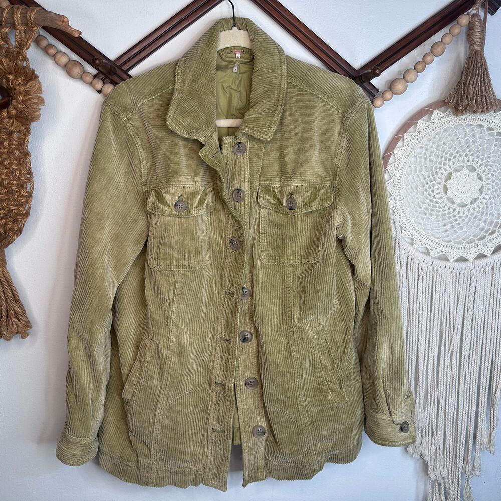 Free People Tan Heritage Corduroy Cord Jacket